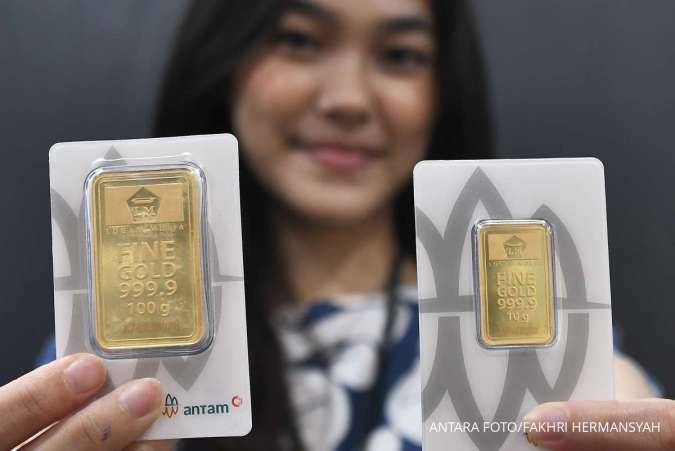 Harga Emas Antam Hari Ini Masih Tertahan pada Rp 1.965.000 Per Gram, Minggu (27/4)