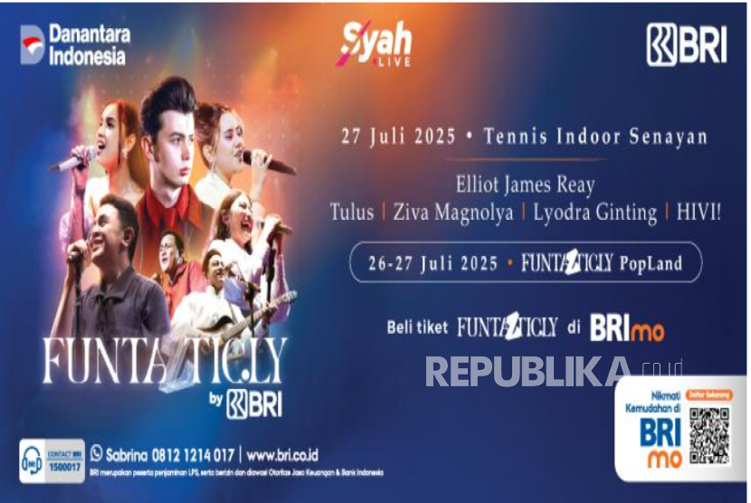 Funtaztic.ly by BRI: Festival Musik Lintas Generasi di Tennis Indoor Senayan