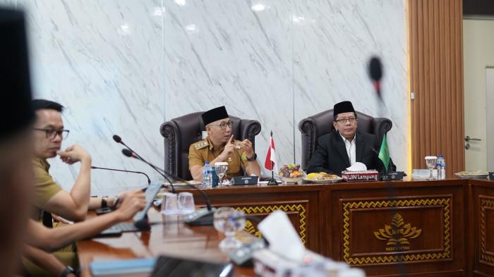 Gubernur Rahmat Mirzani Djausal dan UIN Raden Intan Lampung Bersinergi Bangun Peradaban Menuju Indonesia Emas 2045